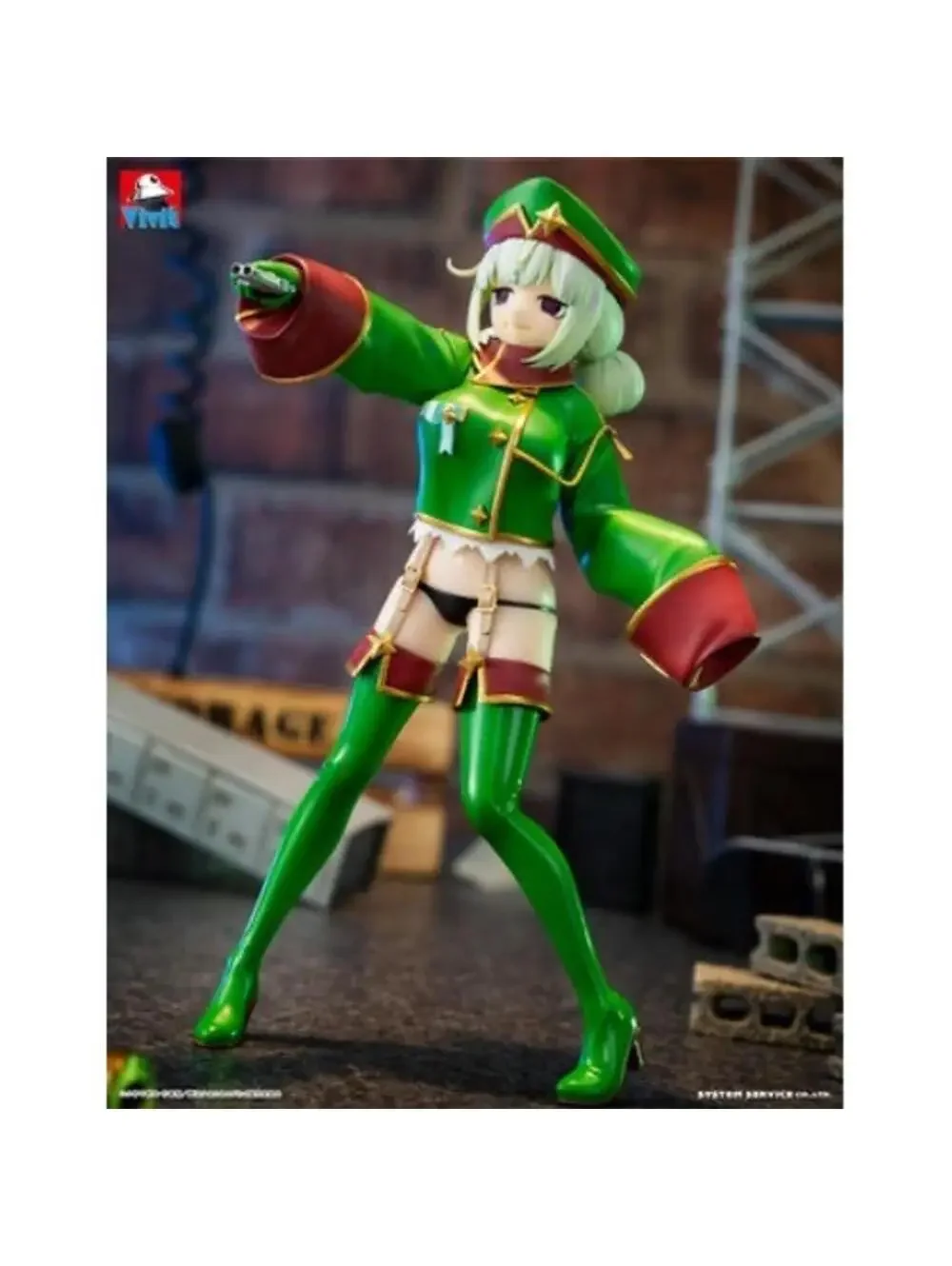 System Service Gushing over Magical Girls Kiwi Araga Leopard Figure NIB US Sell